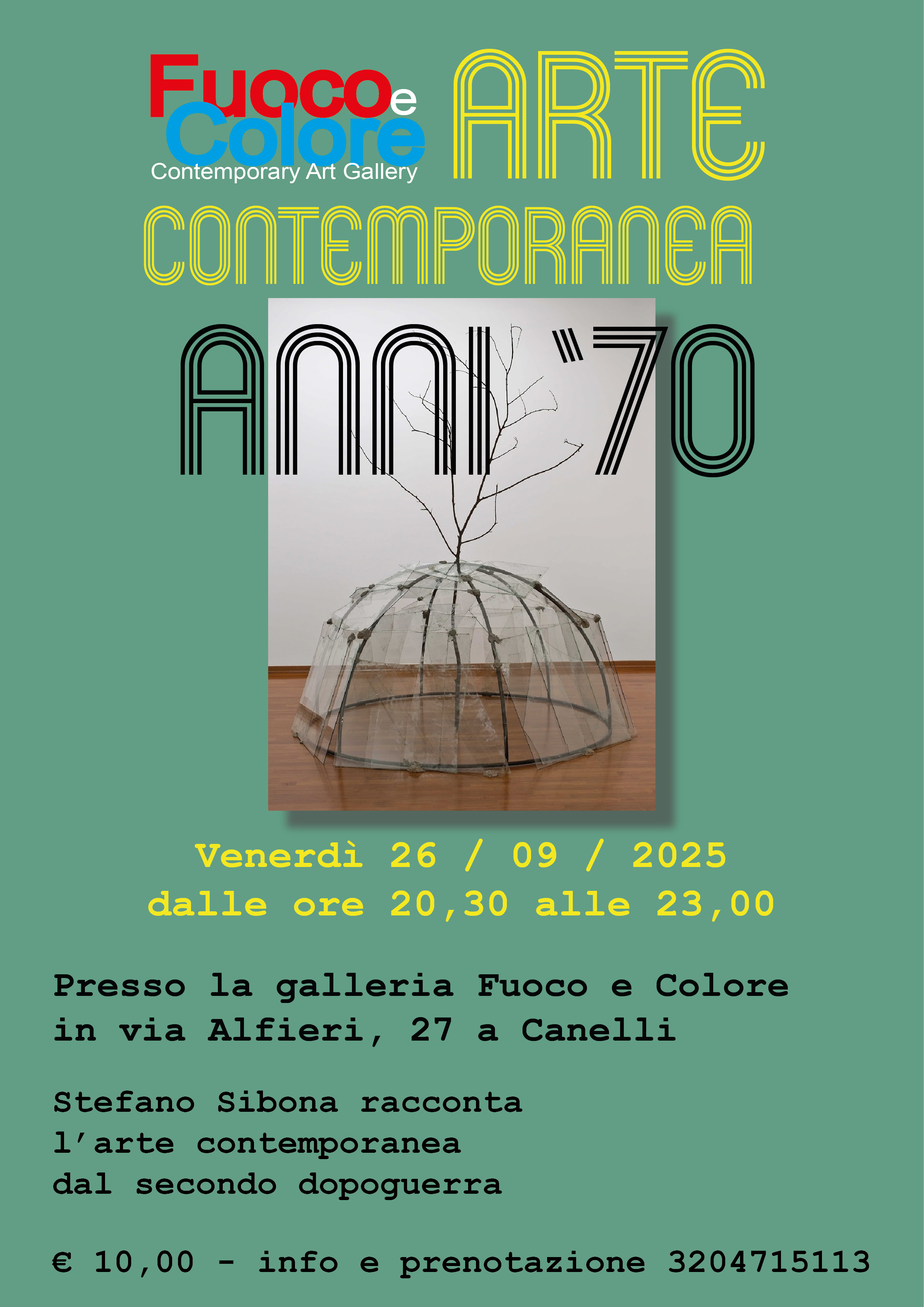 Seminario - Arte Contemporanea: gli anni 70